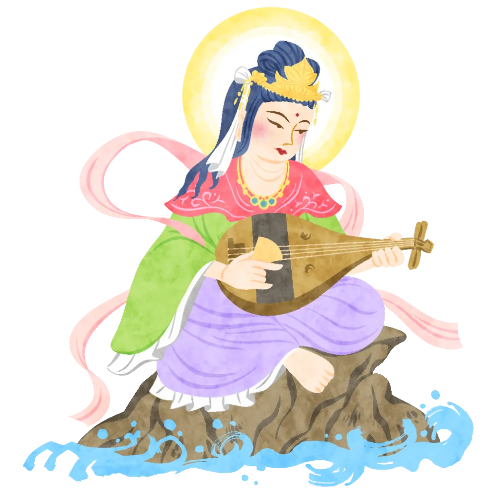 弁財天(べんざいてん)とは？｜銭洗で金運UPのご利益もある学芸の神｜Sensing of Life