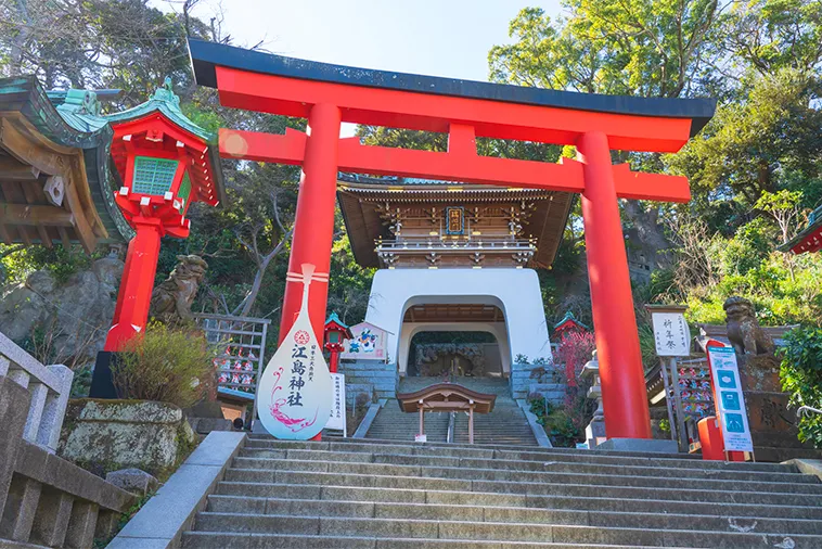 江島神社の参道