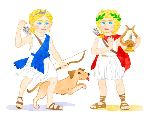 アポロンとアルテミス